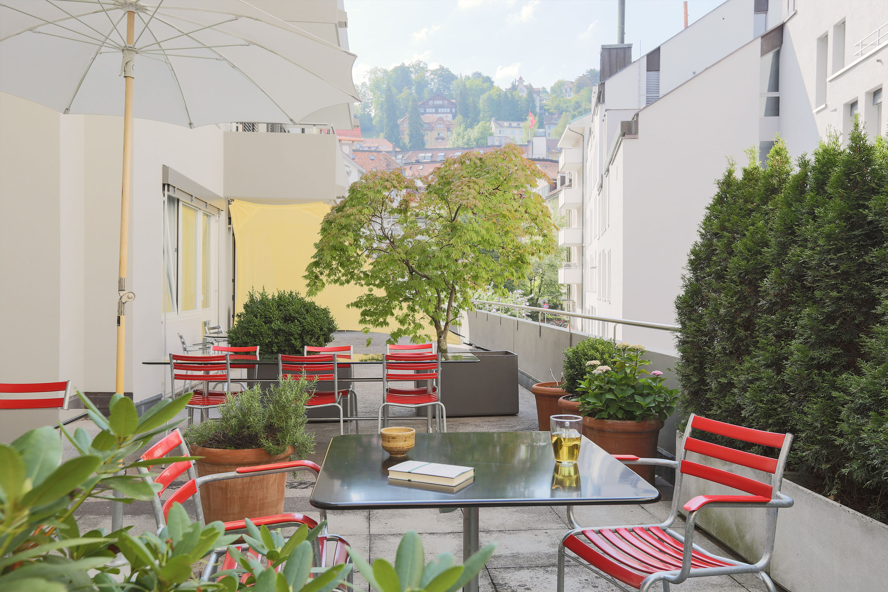 Sommerwochenende Package, Terrasse, Hotel Dom in St.Gallen